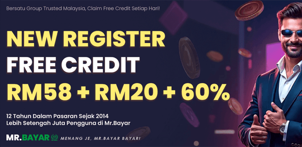 MrBayar New Register Free Credit for their New Members