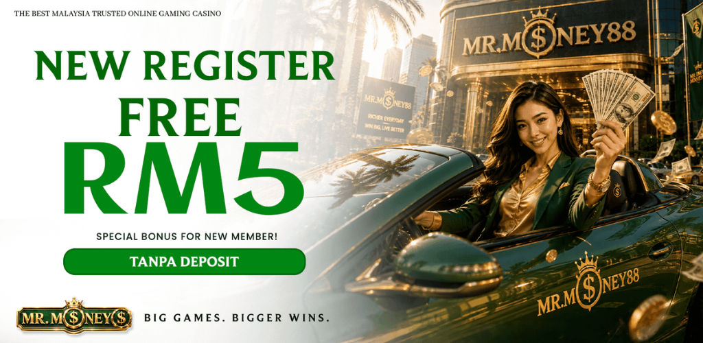 MrMoney88 New Register Free Credit RM5 to Claim